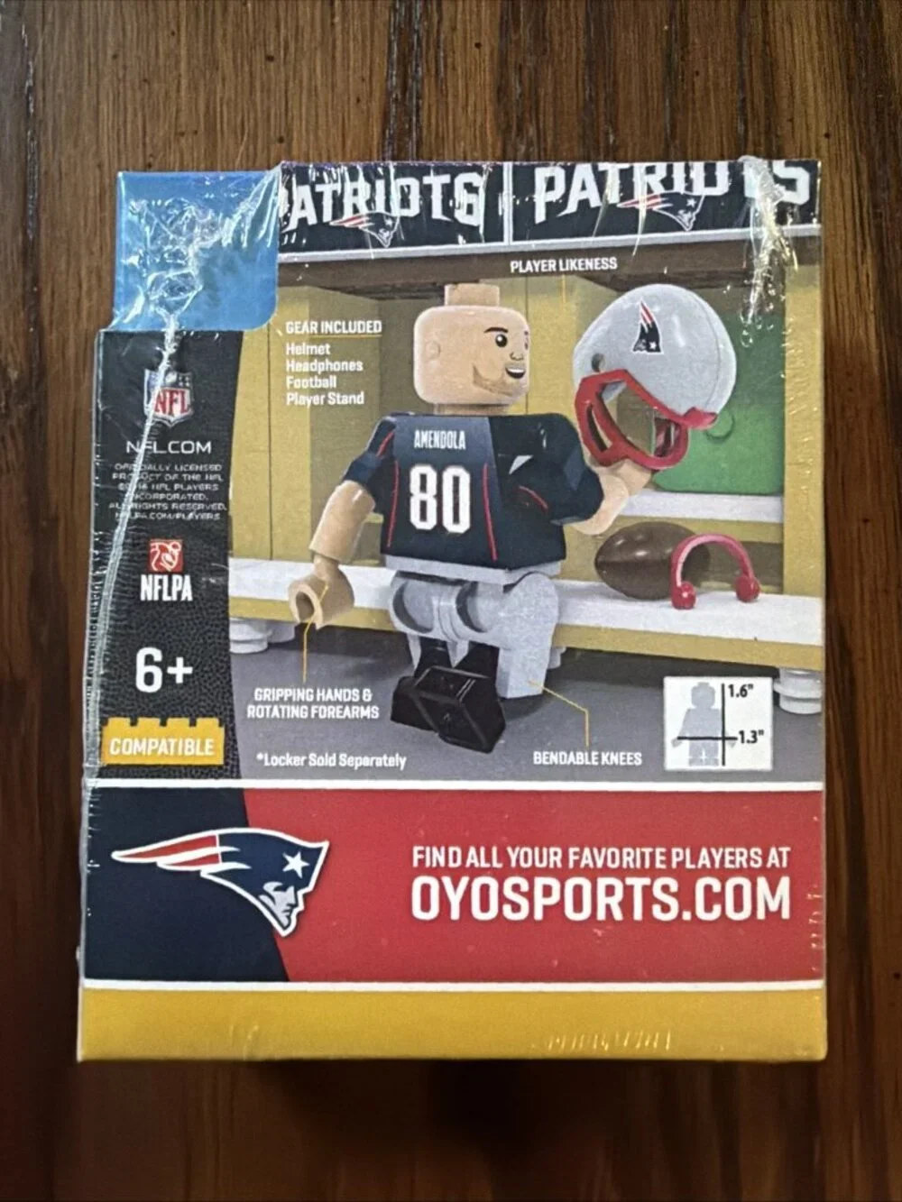 Oyo‎ NFL Team Mini Figure New England Patriots DANNY AMENDOLA RARE!